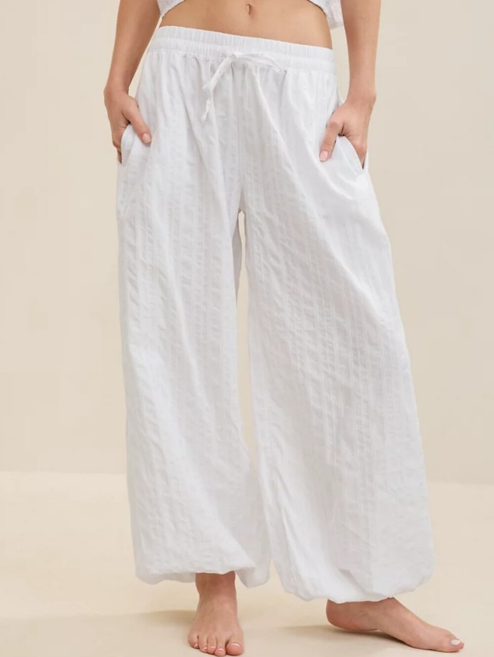 Overslept By aerie - NWT Searsucker Balloon Pants - M